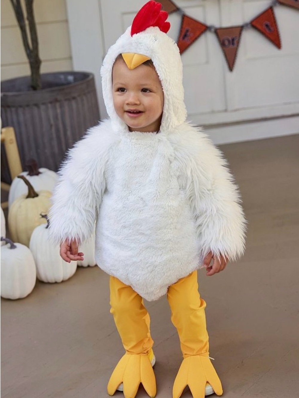 NEW Pottery Barn Chicken Costume 6-12 months